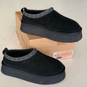 Koolaburra by UGG Burree Platform Slippers Slides Clogs size 7